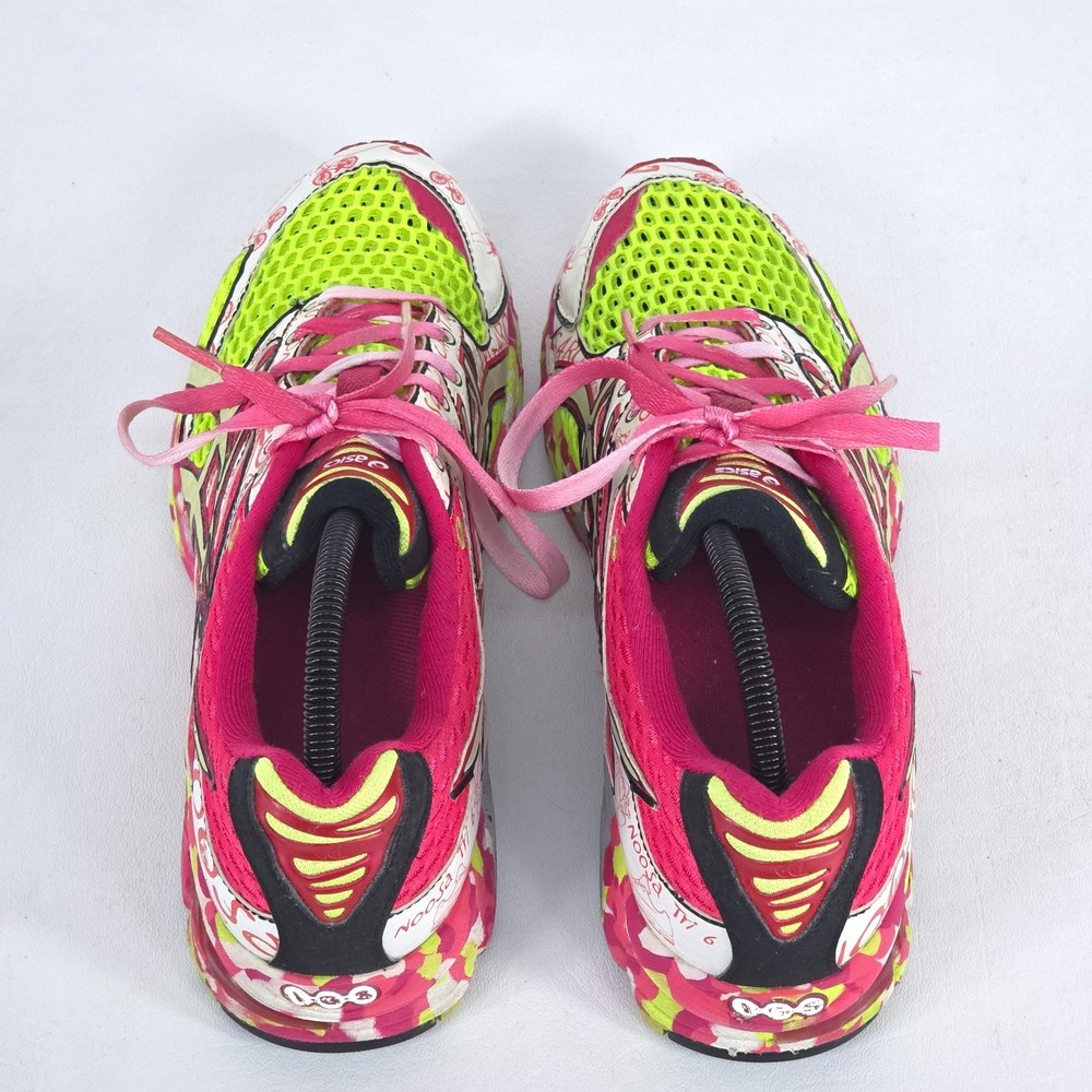 Asics Gel-Noosa Tri 6 Womens 10 Multicolor Running Shoes T163N Graffiti Athletic - Picture 9 of 11